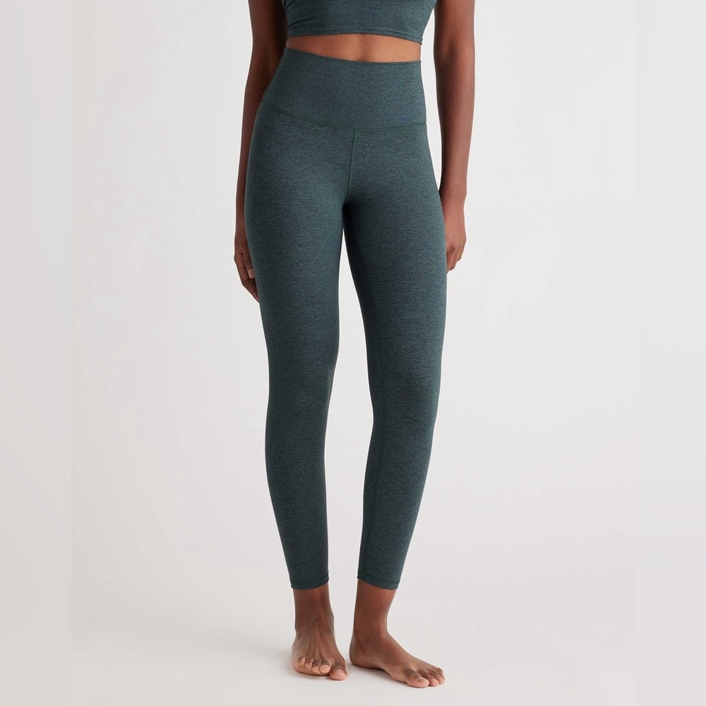 Heather Green Ultra-Soft High-Rise Leggings